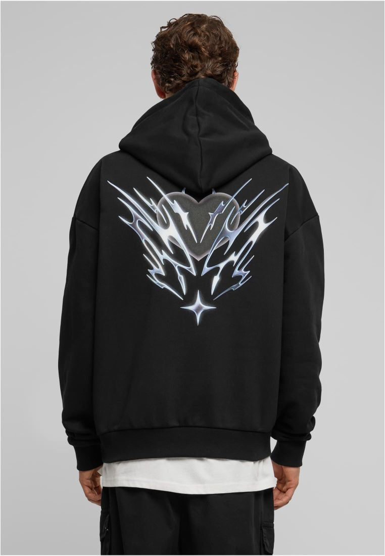 Mister Cagedchrome Ultra Heavy Oversize Hoodie black - Shop-Tetuan