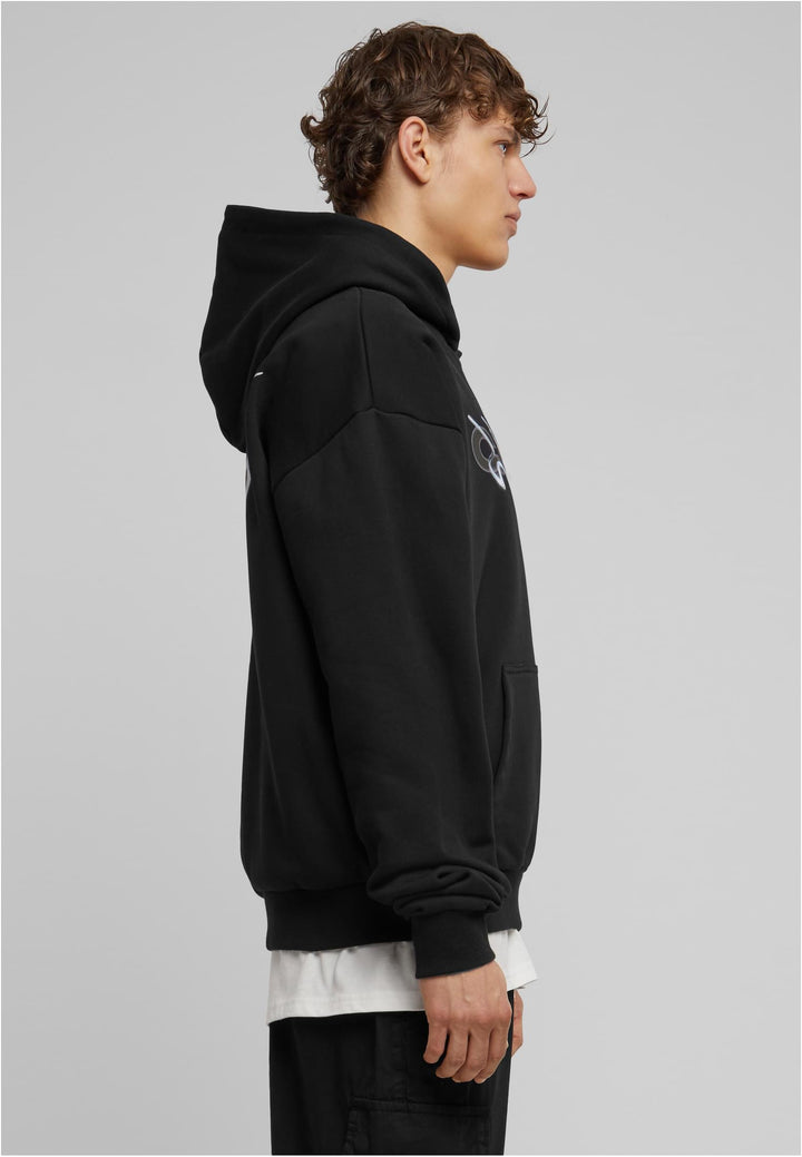 Mister Cagedchrome Ultra Heavy Oversize Hoodie black - Shop-Tetuan