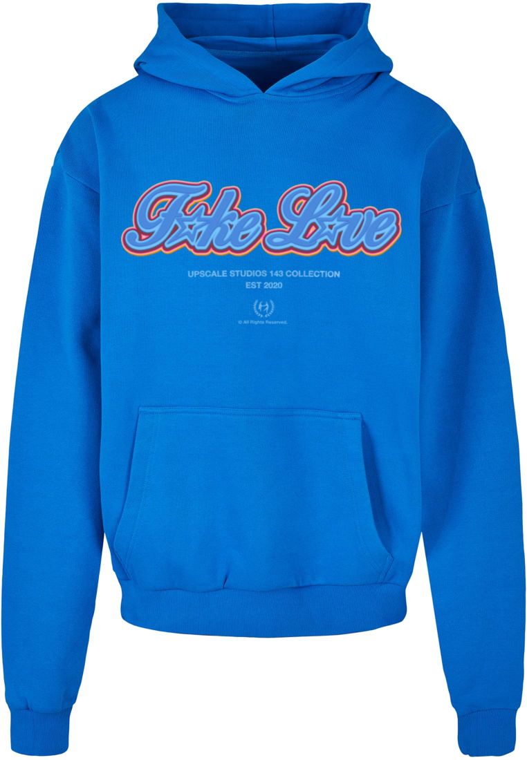 Mister F*ke L*ve Ultra Heavy Oversize Hoodie cobalt blue - Shop-Tetuan