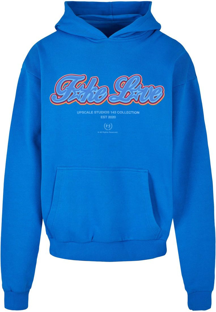 Mister F*ke L*ve Ultra Heavy Oversize Hoodie cobalt blue - Shop-Tetuan