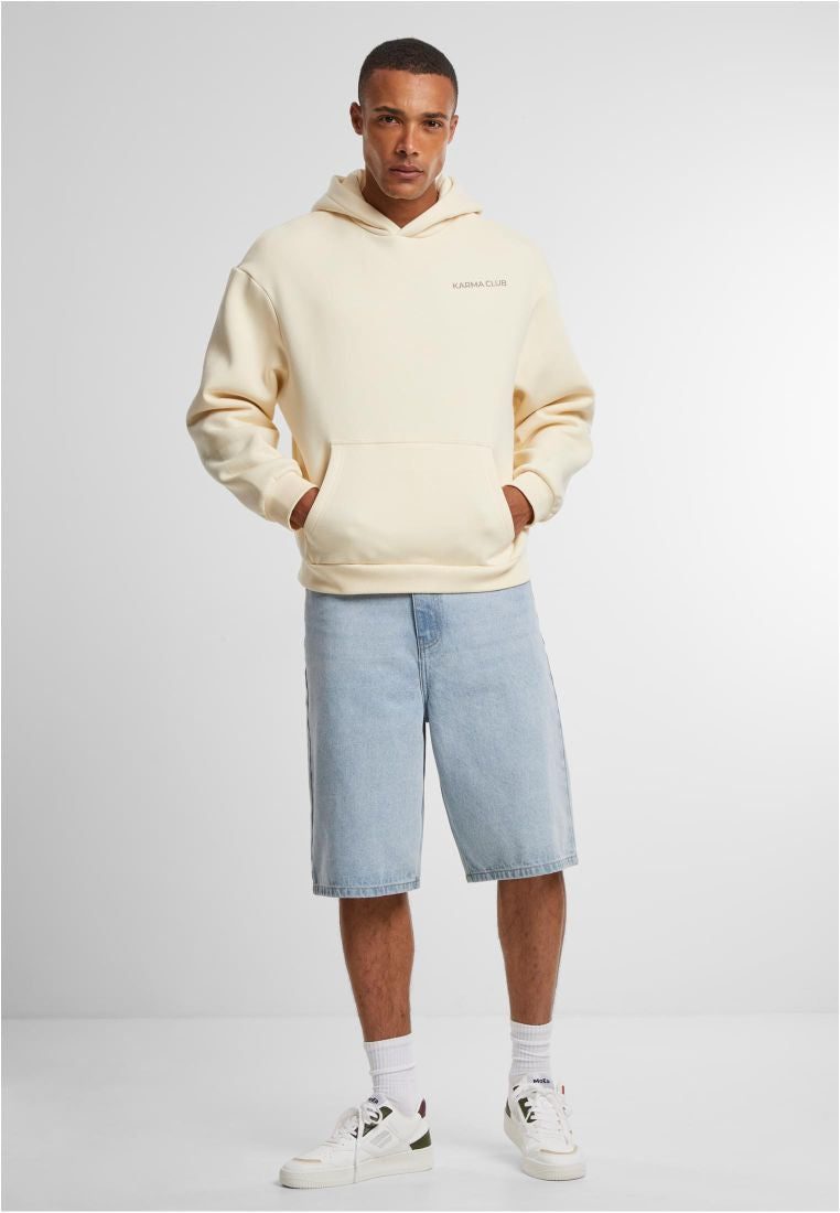 Mister Part Of The Club Fluffy Hoody whitesand - Shop-Tetuan