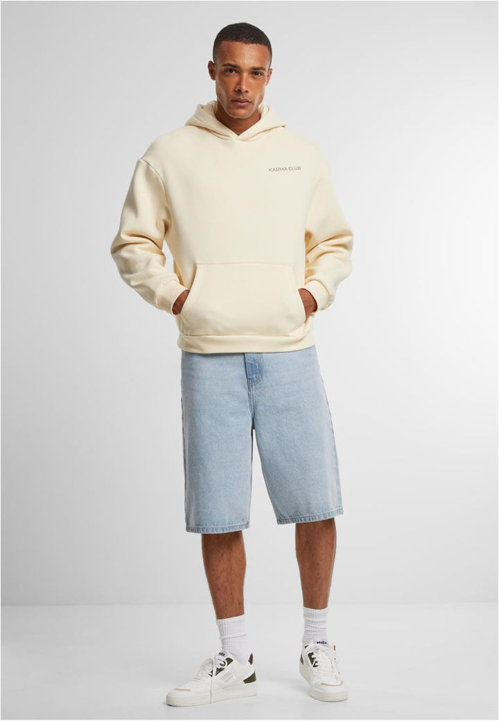 Mister Part Of The Club Fluffy Hoody whitesand - Shop-Tetuan