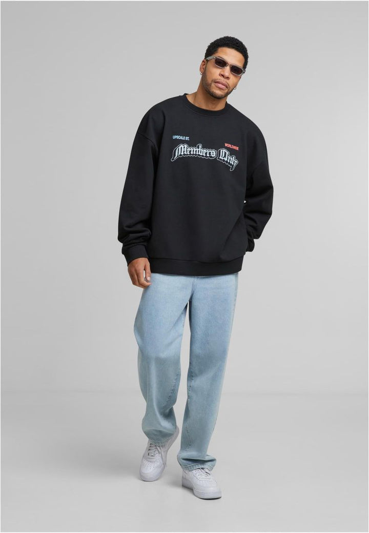 Mister Only Members Oversize Crewneck black - Shop-Tetuan
