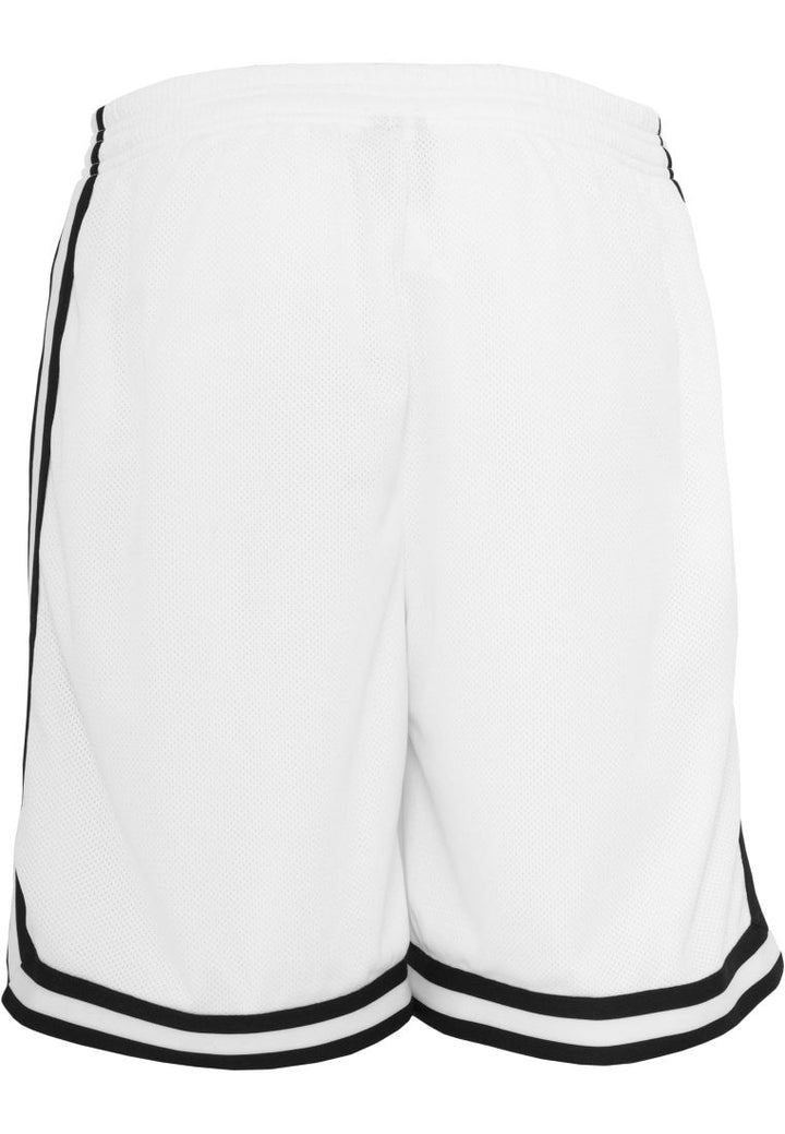 Urban Classics Stripes Mesh Shorts whtblkwht