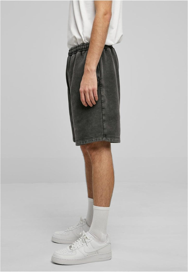 Urban Classics Heavy Stone Washed Sweat Shorts black
