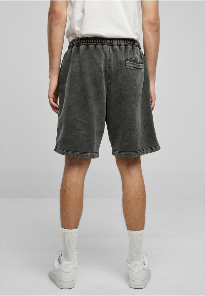Urban Classics Heavy Stone Washed Sweat Shorts black