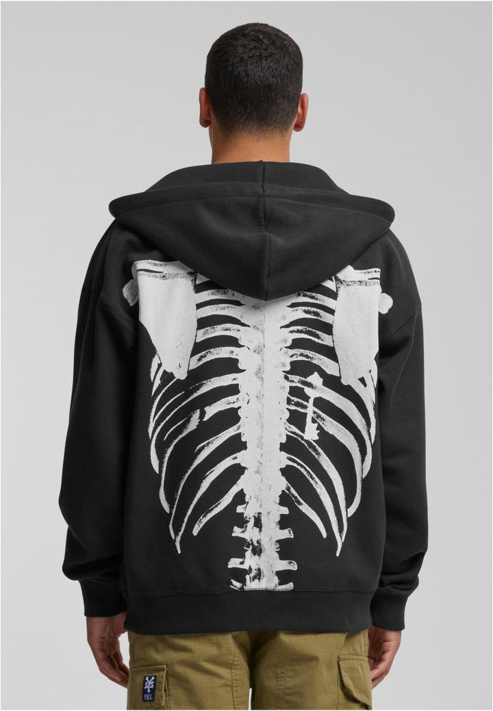 Zoo York Skeleton Zip Hoodie black