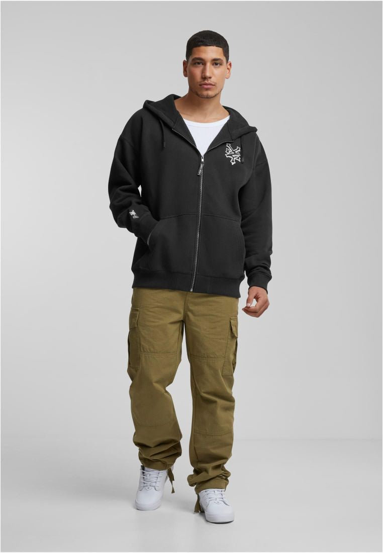 Zoo York Skeleton Zip Hoodie black