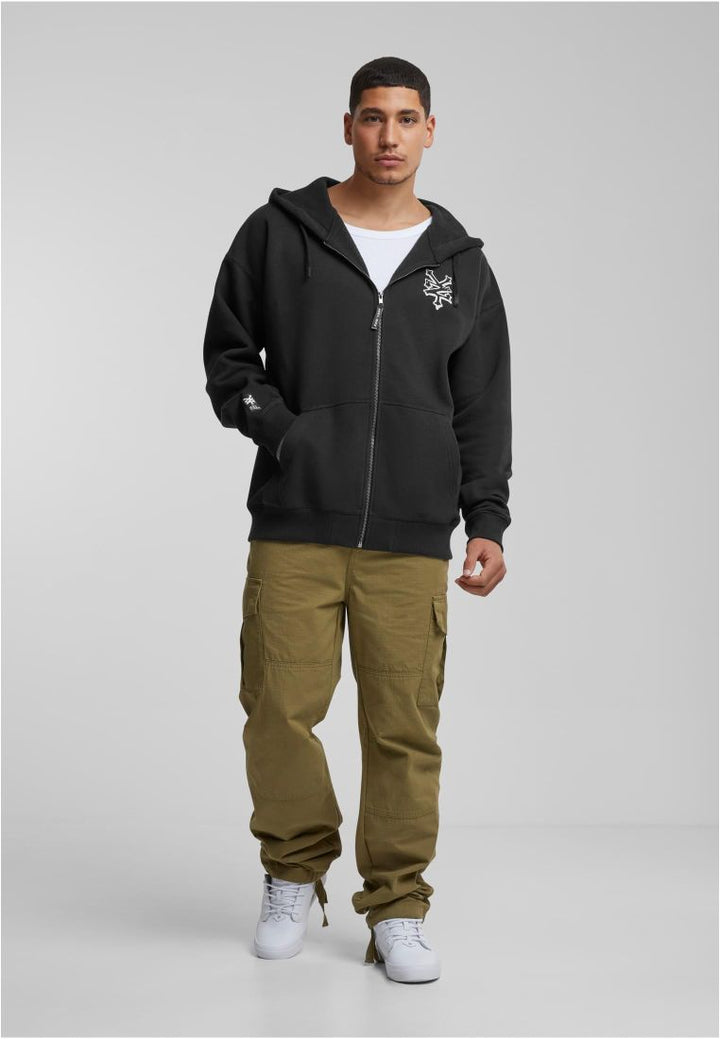 Zoo York Skeleton Zip Hoodie black