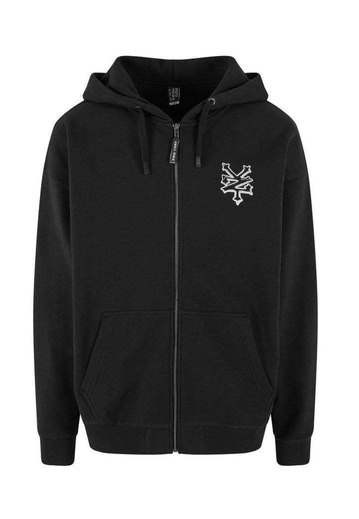 Zoo York Skeleton Zip Hoodie black