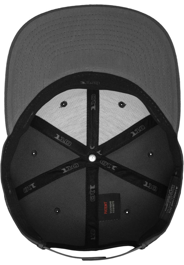 110 Fitted Snapback darkgrey - Shop-Tetuan