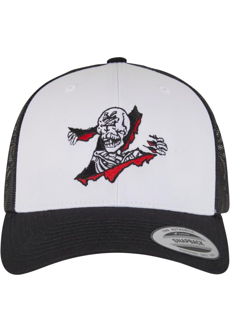 Zoo York Skeleton Retro Trucker Cap Blk/wht/blk - Shop-Tetuan