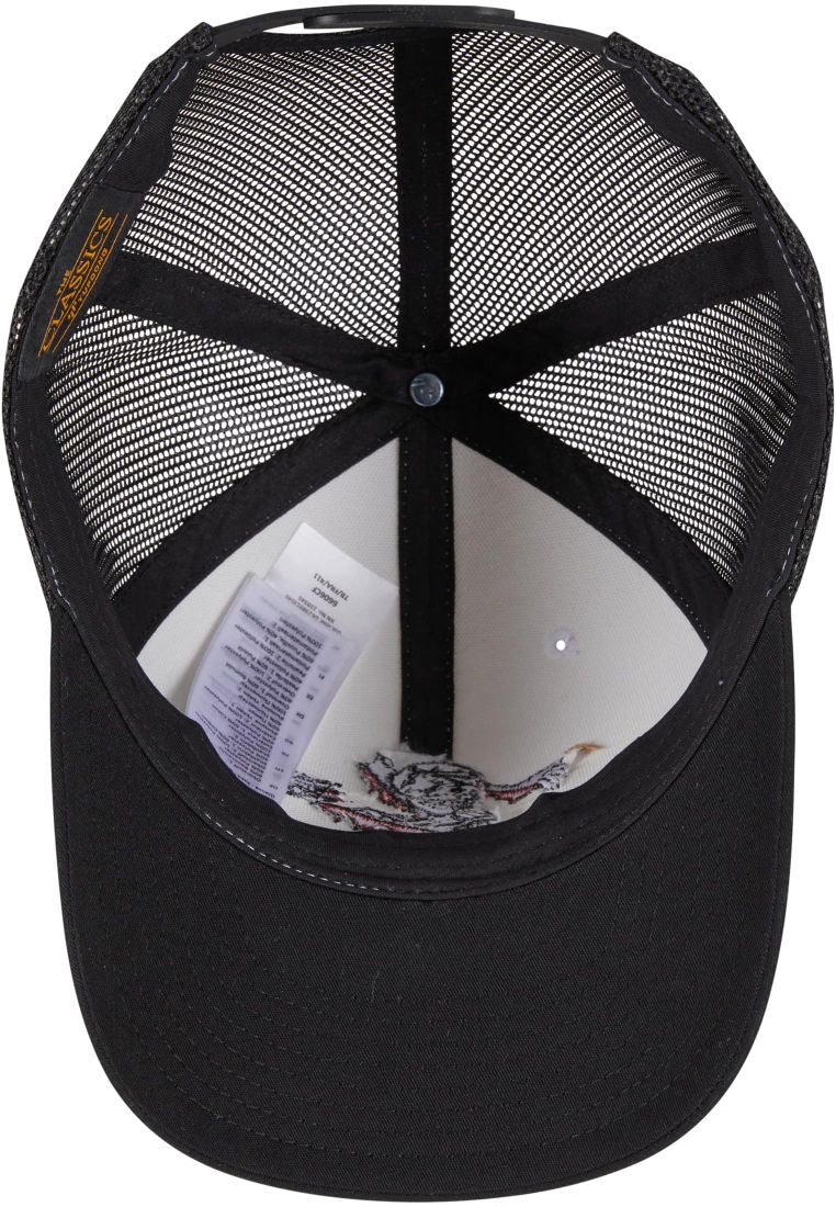 Zoo York Skeleton Retro Trucker Cap Blk/wht/blk - Shop-Tetuan