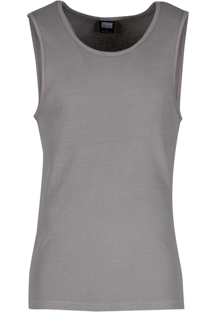 Urban Classics Washed Rib Tanktop steelgrey - Shop-Tetuan