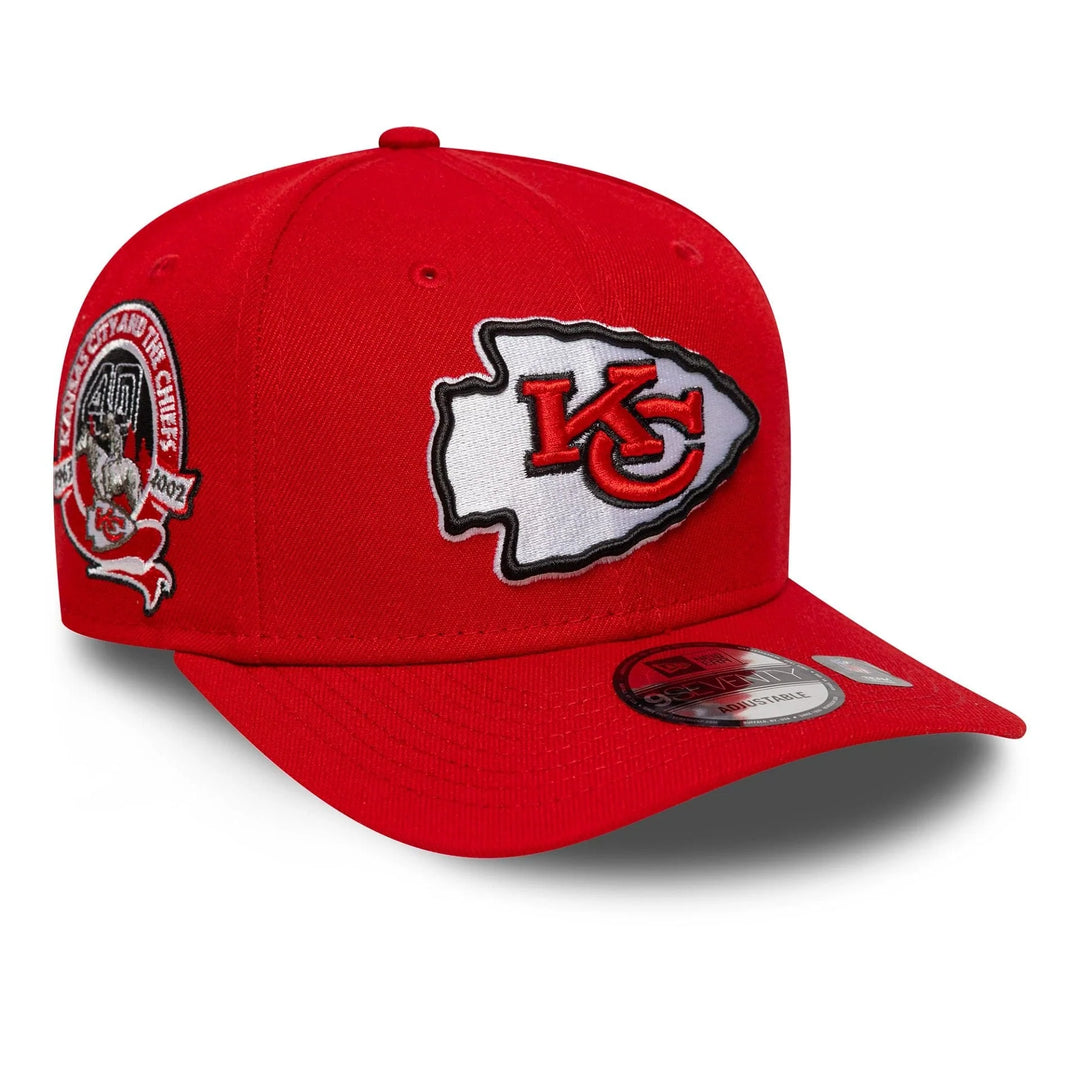 New Era NFL Patch Red 9SEVENTY Stretch-Snap KC Chiefs red - Shop-Tetuan