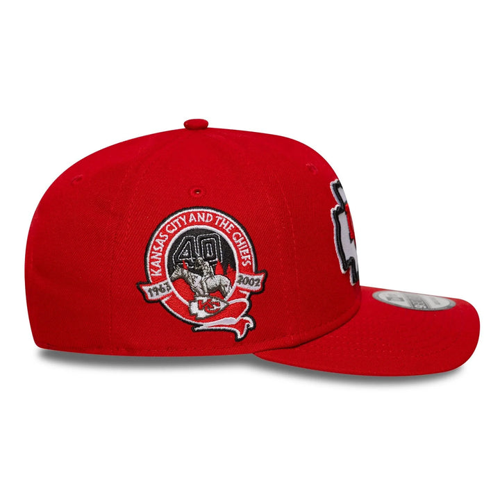 New Era NFL Patch Red 9SEVENTY Stretch-Snap KC Chiefs red - Shop-Tetuan