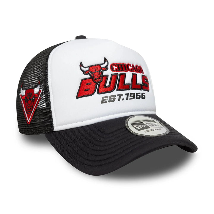 New Era NBA Graphic Black 9FORTY A-Frame Trucker C Bulls white/black - Shop-Tetuan