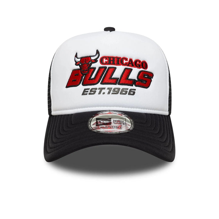 New Era NBA Graphic Black 9FORTY A-Frame Trucker C Bulls white/black - Shop-Tetuan