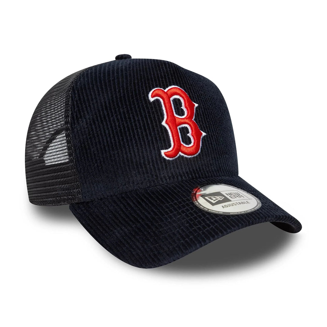 New Era MLB Cord Navy 9FORTY A-Frame Trucker B Red Sox navy - Shop-Tetuan
