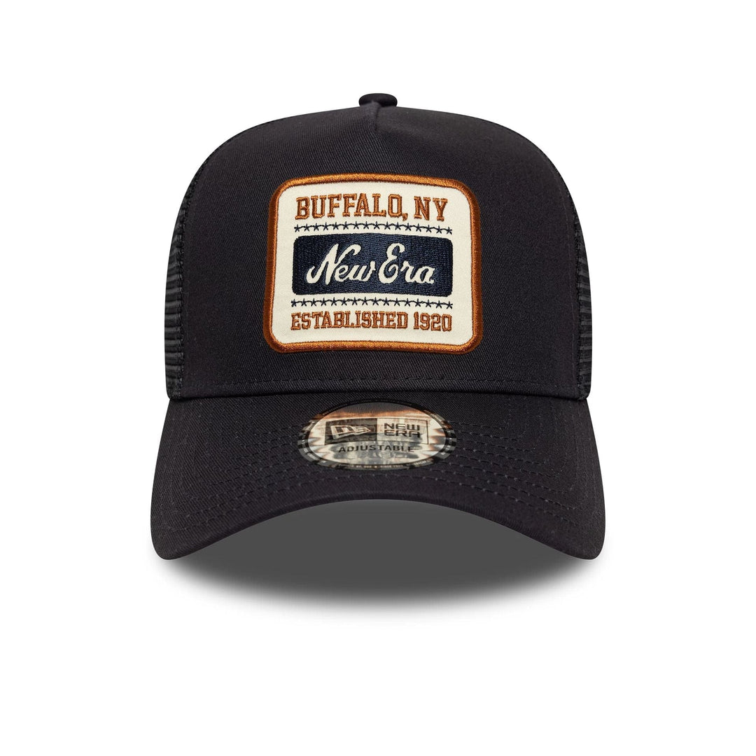 New Era Patch 9FORTY A-Frame Trucker navy - Shop-Tetuan
