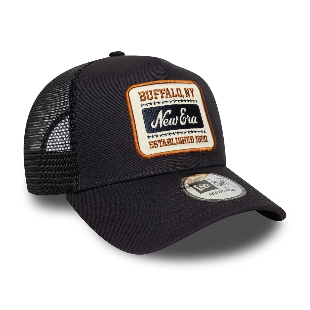 New Era Patch 9FORTY A-Frame Trucker navy - Shop-Tetuan