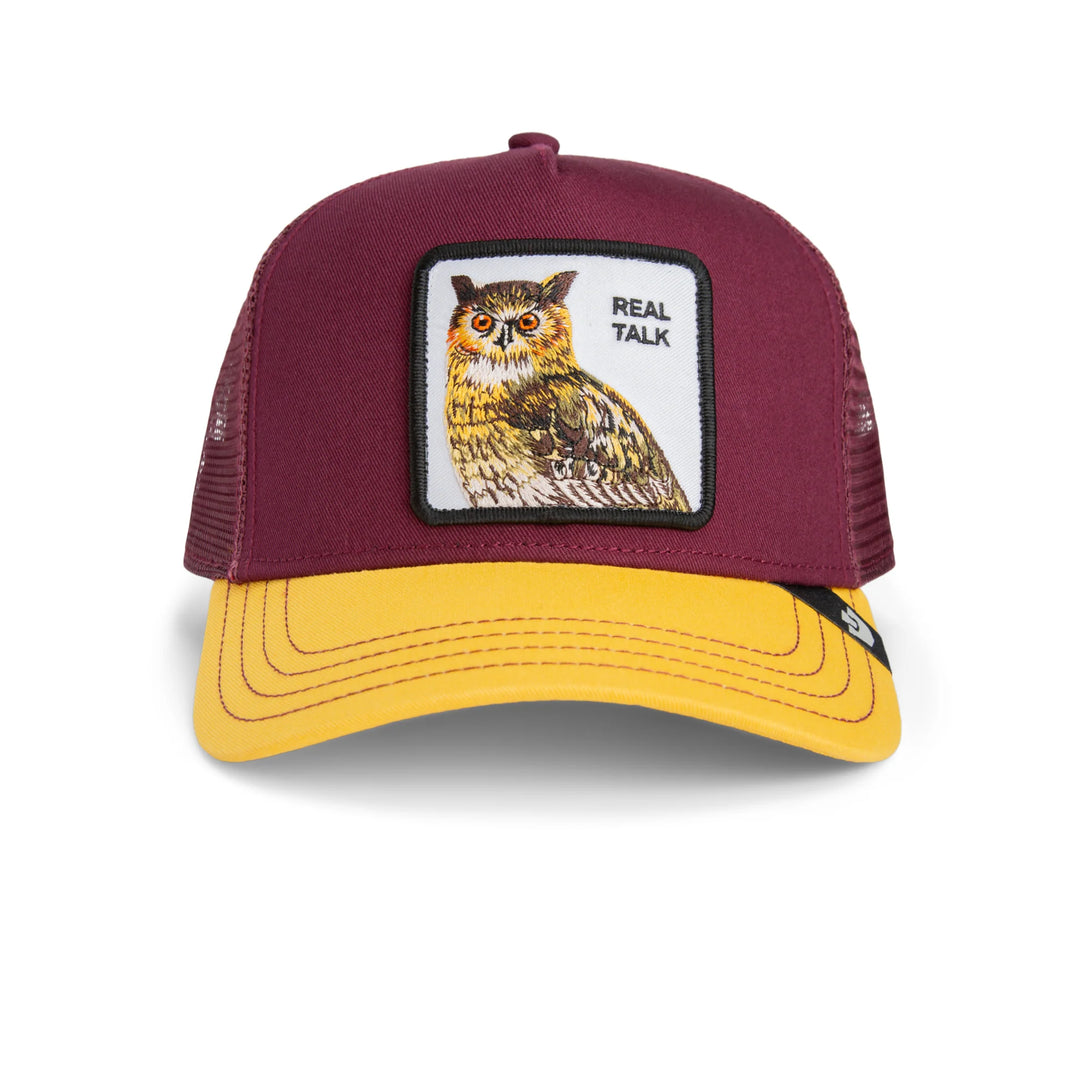 Goorin Bros. The Real Talk Owl-Desire beam-maroon - Shop-Tetuan