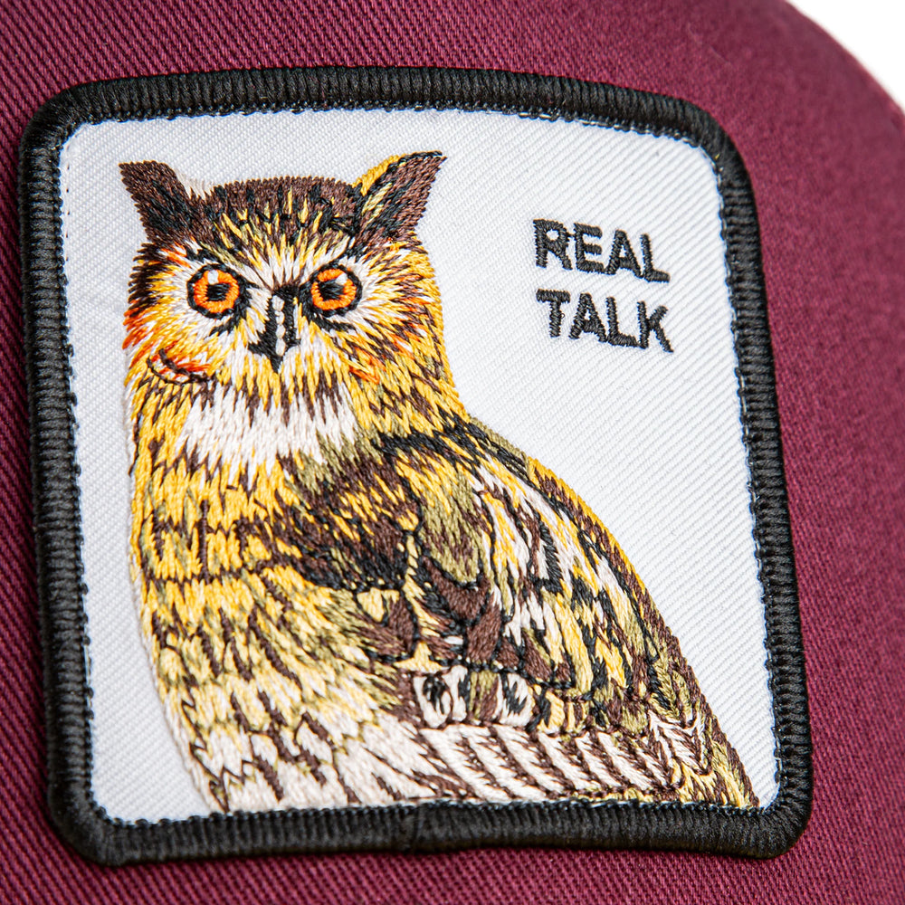 Goorin Bros. The Real Talk Owl-Desire beam-maroon - Shop-Tetuan
