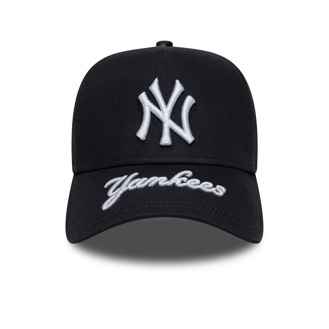 New Era MLB Visor Hit 9FORTY E-Frame Adjustable NY Yankees navy - Shop-Tetuan