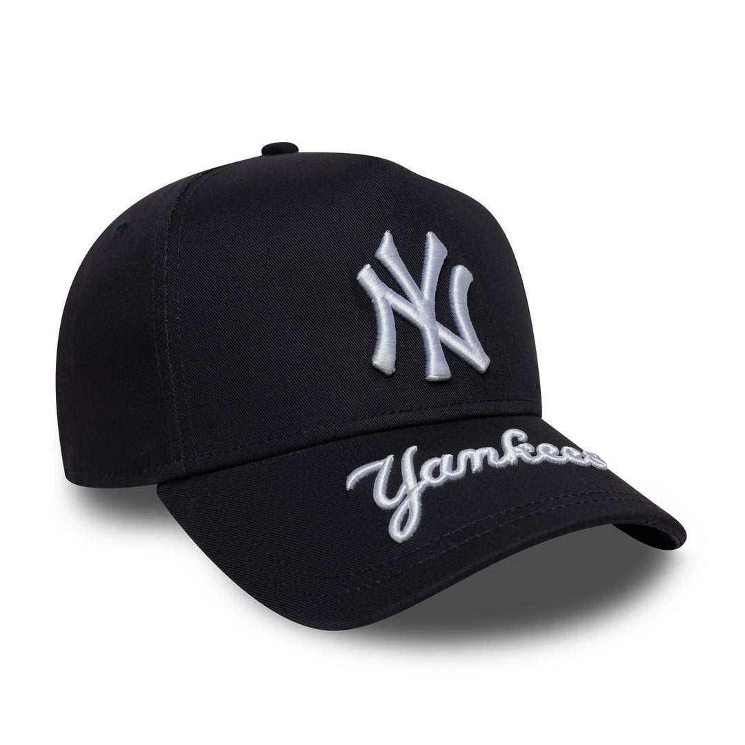 New Era MLB Visor Hit 9FORTY E-Frame Adjustable NY Yankees navy - Shop-Tetuan