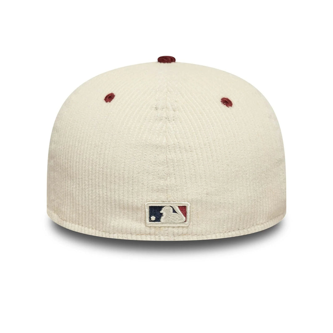 New Era MLB Cord Cream Low Profile 59FIFTY NY Yankees cream/maroon - Shop-Tetuan