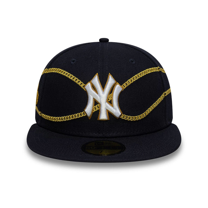 New Era MLB Chain Wrap 59FIFTY NY Yankees navy - Shop-Tetuan