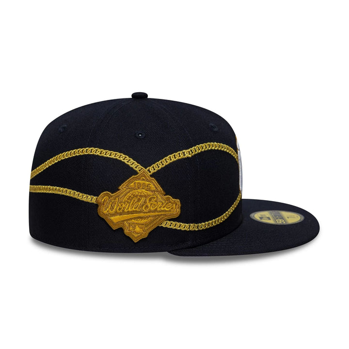 New Era MLB Chain Wrap 59FIFTY NY Yankees navy - Shop-Tetuan