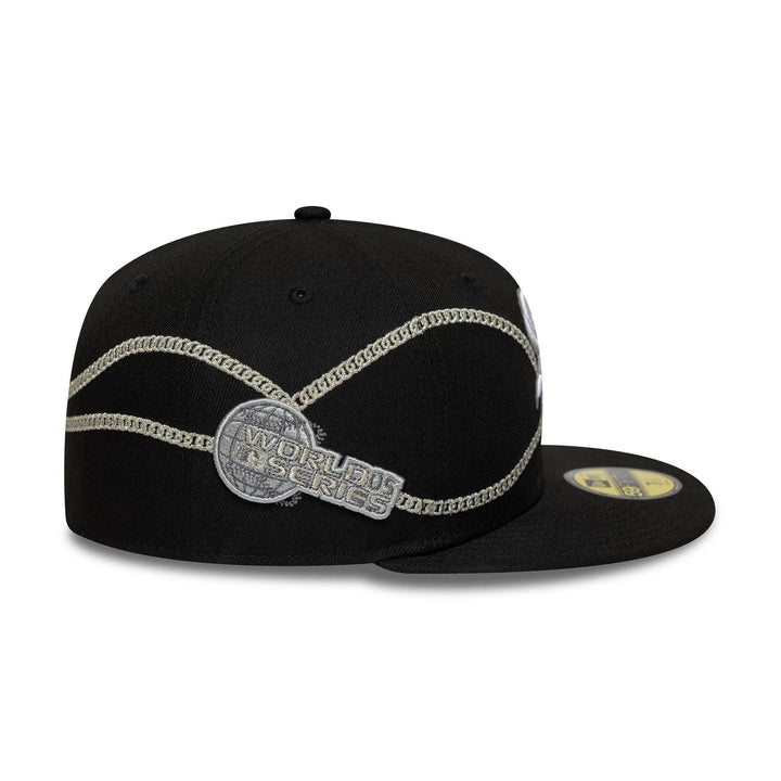 New Era  MLB Chain Wrap Black 59FIFTY C White Sox black - Shop-Tetuan