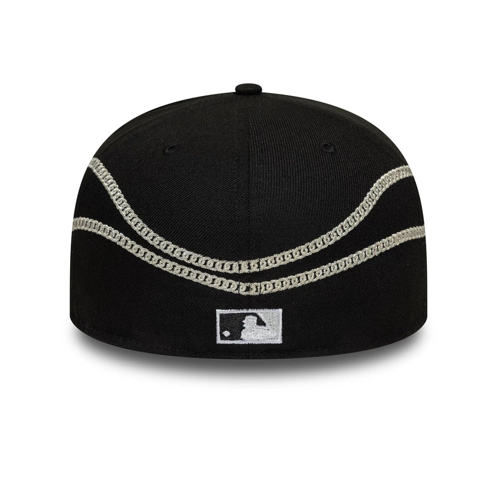 New Era  MLB Chain Wrap Black 59FIFTY C White Sox black - Shop-Tetuan