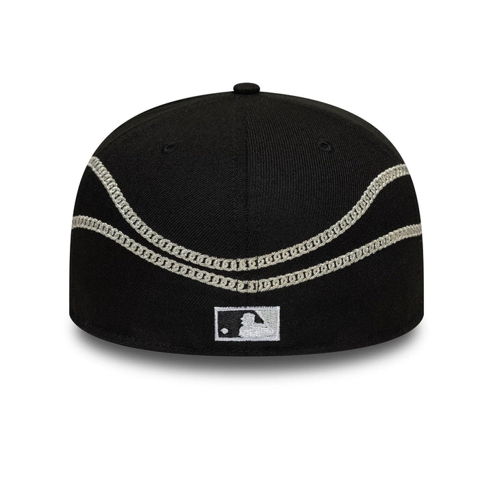 New Era  MLB Chain Wrap Black 59FIFTY C White Sox black - Shop-Tetuan