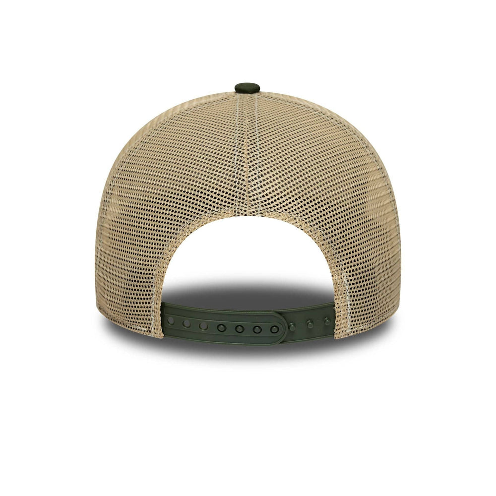 New Era Animal Patch 9FORTY A-Frame Trucker dark green - Shop-Tetuan