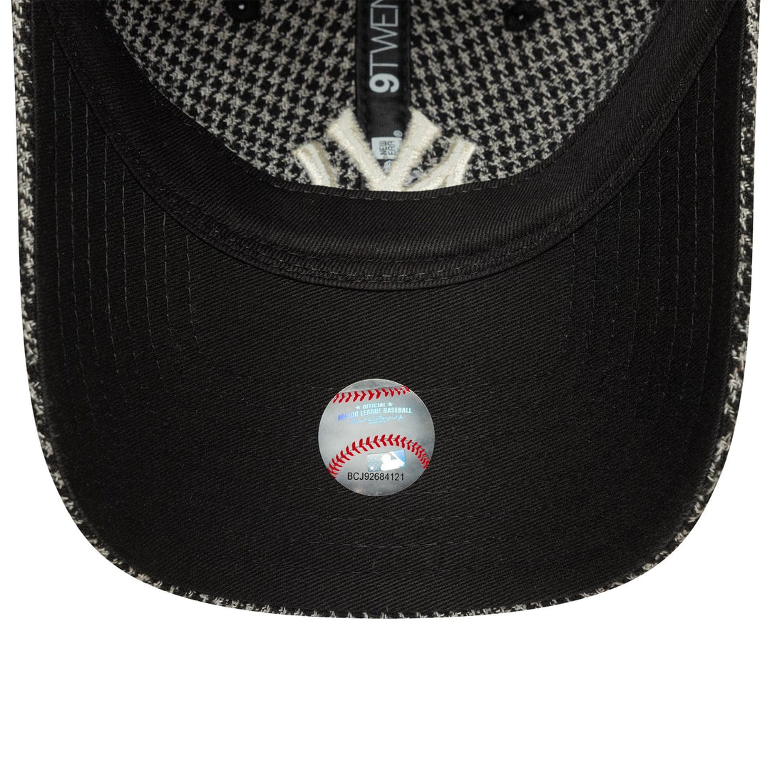 New Era MLB Houndstooth 9TWENTY NY Yankees black - Shop-Tetuan