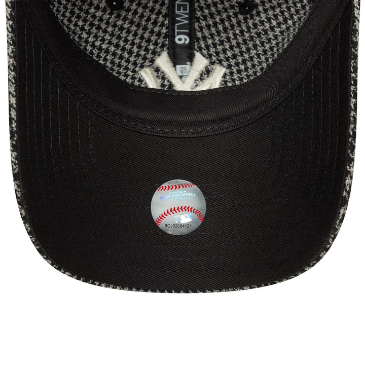 New Era MLB Houndstooth 9TWENTY NY Yankees black - Shop-Tetuan