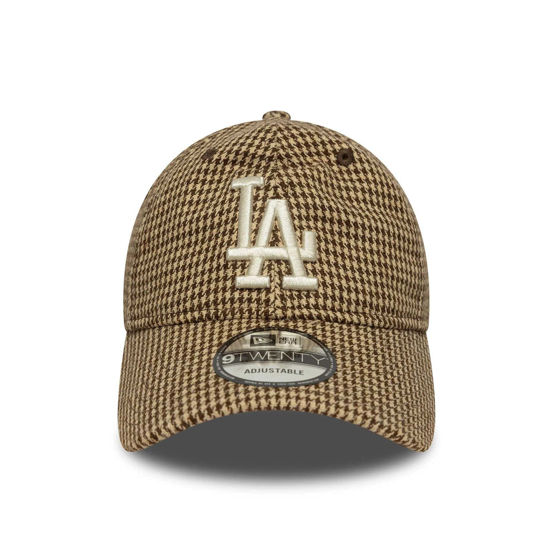 New Era MLB Houndstooth Brown 9TWENTY LA Dodgers brown - Shop-Tetuan
