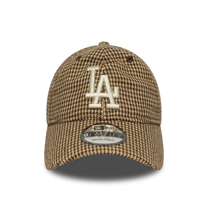 New Era MLB Houndstooth Brown 9TWENTY LA Dodgers brown - Shop-Tetuan