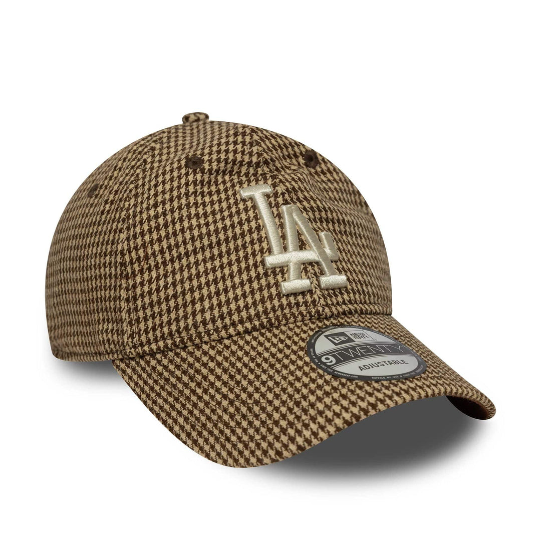 New Era MLB Houndstooth Brown 9TWENTY LA Dodgers brown - Shop-Tetuan
