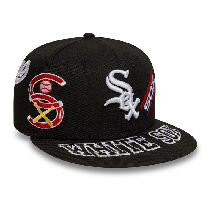 New Era MLB All Over 59FIFTY C White Sox black - Shop-Tetuan