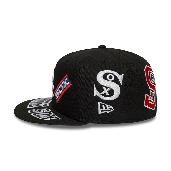 New Era MLB All Over 59FIFTY C White Sox black - Shop-Tetuan