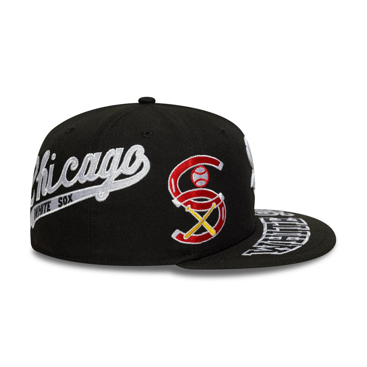 New Era MLB All Over 59FIFTY C White Sox black - Shop-Tetuan