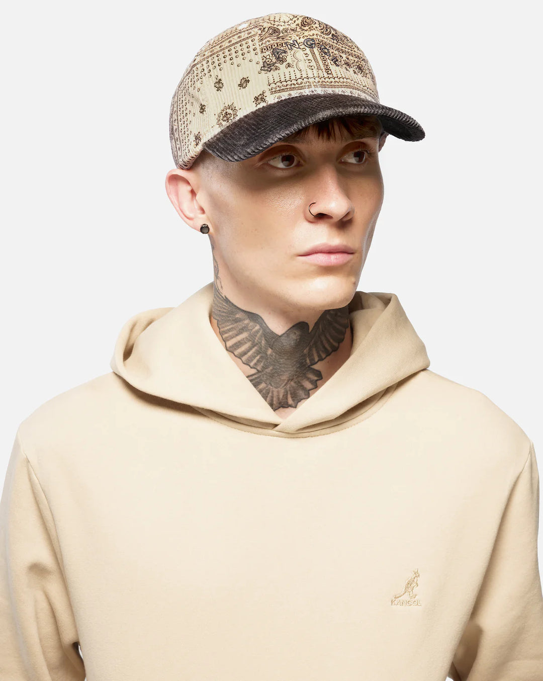 Kangol FlexFit® Cord Baseball Cap cap cream - Shop-Tetuan