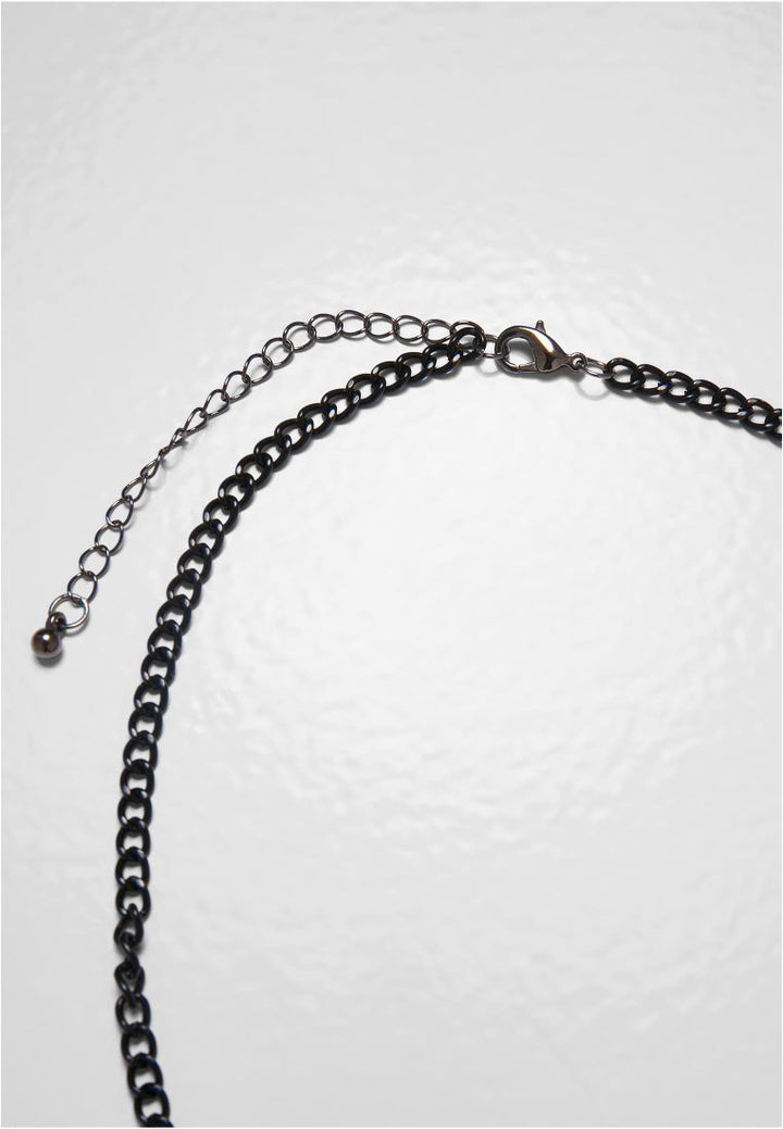 Urban Classics Mercury Layering Necklace black