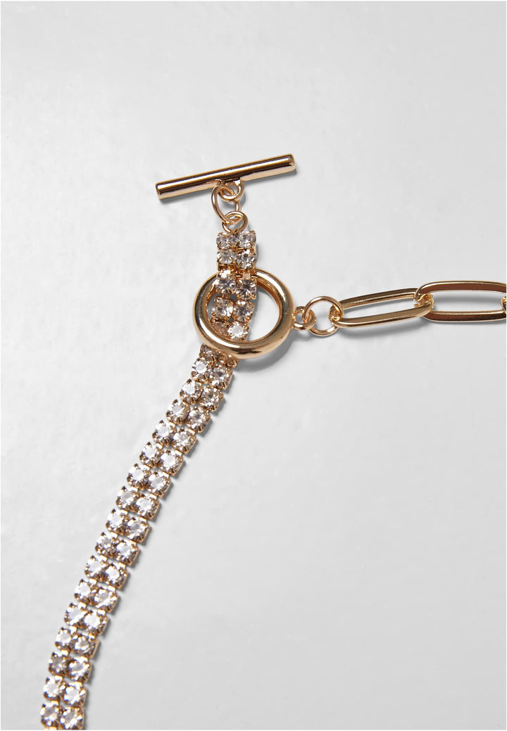 Urban Classics Venus Various Flashy Chain Necklace gold