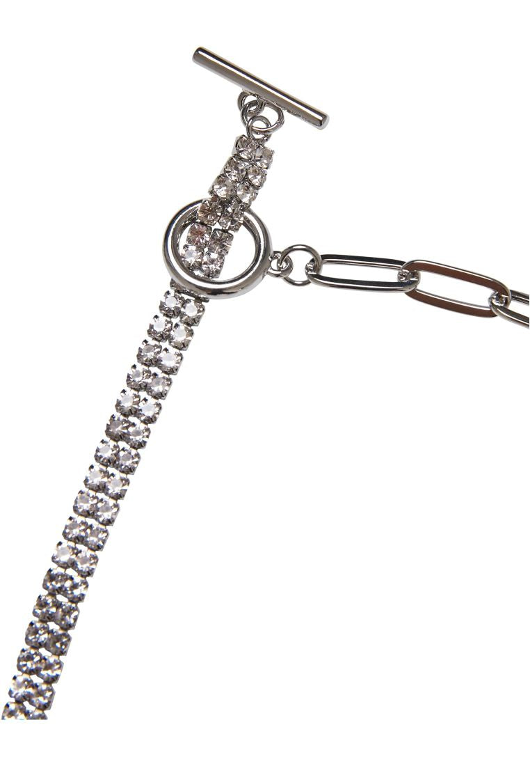 Urban Classics Venus Various Flashy Chain Necklace silver