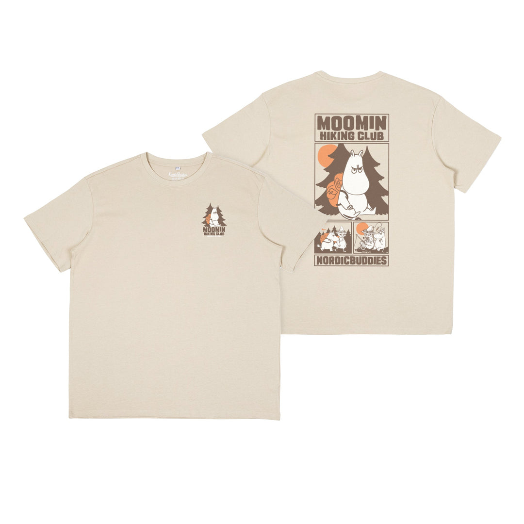 Moomin Muumi Hiking Club tee khaki