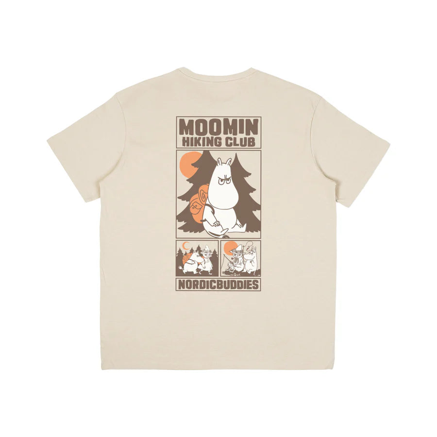 Moomin Muumi Hiking Club tee khaki